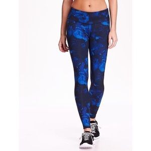 Black & Blue fitness leggings